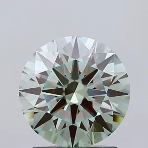 1.74 Carat Round Fancy Intense Green VS2 Lab Diamond