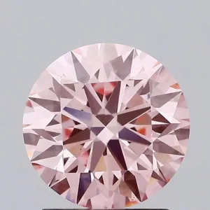1.79 Carat Round Fancy Intense Pink VS1 Lab Diamond