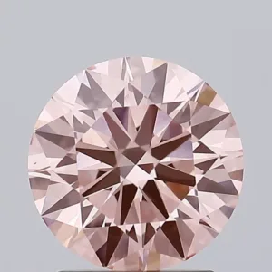 1.79 Carat Round Fancy Intense Pink VVS2 Lab Diamond