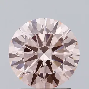 1.89 Carat Round Fancy Pink VS1 Lab Diamond