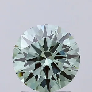 1.9 Carat Round Fancy Intense Green VS1 Lab Diamond