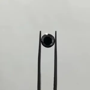 1.92 Carat Round Black Natural Diamond