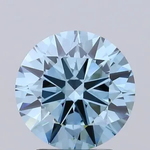 1.92 Carat Round Fancy Intense Blue VS1 Lab Diamond