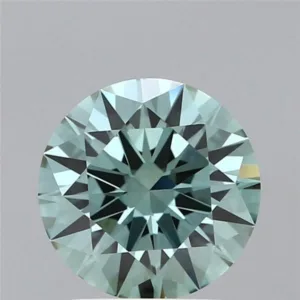 1.95 Carat Round Fancy Intense Green VVS2 Lab Diamond