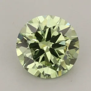 1.97 Carat Round Fancy Vivid Green VS1 Lab Diamond