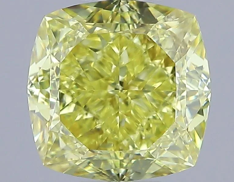 2 Carat Cushion Brilliant Fancy Intense Yellow SI1 Natural Diamond 1 2 Carat Cushion Brilliant Fancy Intense Yellow SI1 Natural Diamond