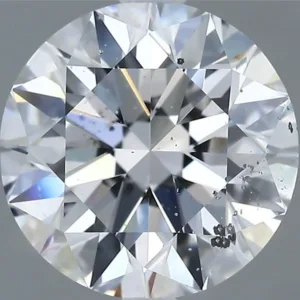 2 Carat Round D SI2 Natural Diamond