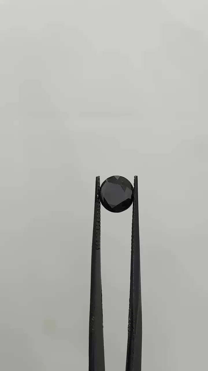 2 Carat Round Fancy Black VVS2 Natural Diamond 1 2 Carat Round Fancy Black VVS2 Natural Diamond