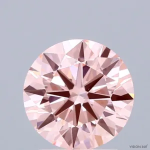 2 Carat Round Fancy Intense Pink VS1 Lab Diamond