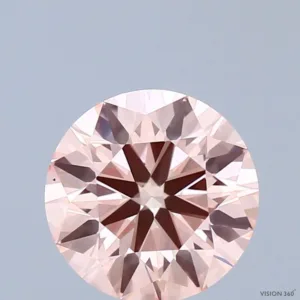 2 Carat Round Fancy Intense Pink VS1 Lab Diamond