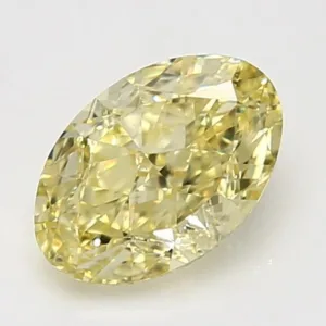 2.01 Carat Oval Fancy Yellow VS1 Natural Diamond