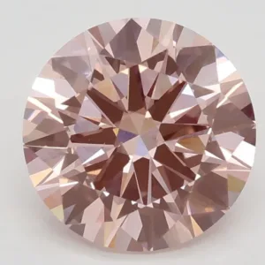 2.01 Carat Round Fancy Intense Pink VS1 Lab Diamond