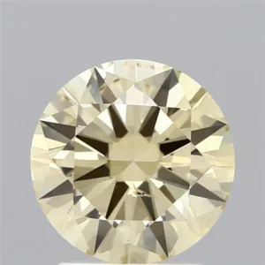 2.01 Carat Round Fancy Intense Yellow VS2 Lab Diamond