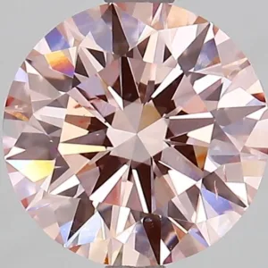 2.01 Carat Round Fancy Pink SI1 Lab Diamond