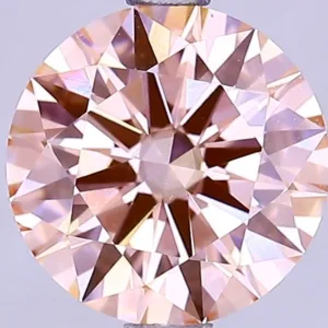2.01 Carat Round Fancy Vivid Pink SI1 Lab Diamond