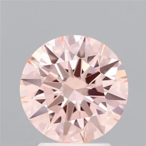 2.02 Carat Round Fancy Intense Pink VVS2 Lab Diamond
