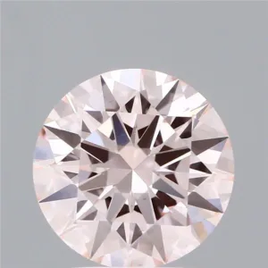 2.02 Carat Round Fancy Light Pink VS1 Lab Diamond