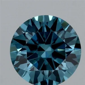 2.02 Carat Round Fancy Vivid Blue VS2 Lab Diamond
