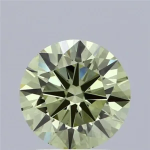 2.02 Carat Round Fancy Vivid Green VS1 Lab Diamond