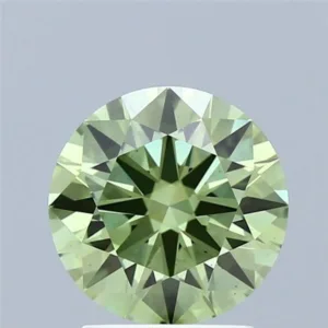 2.02 Carat Round Fancy Vivid Green VS1 Lab Diamond