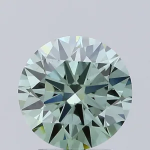 2.04 Carat Round Fancy Intense Green VS2 Lab Diamond