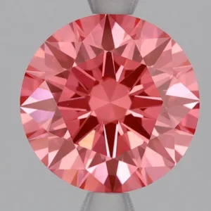 2.04 Carat Round Fancy Vivid Pink VS1 Lab Diamond