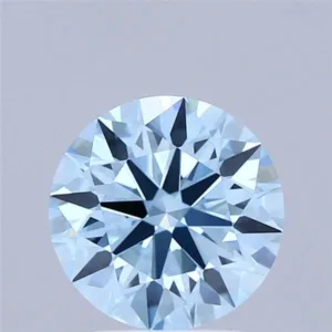 2.05 Carat Round Fancy Vivid Blue VVS2 Lab Diamond