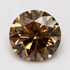 2.06 Carat Round Fancy Brown SI2 Natural Diamond