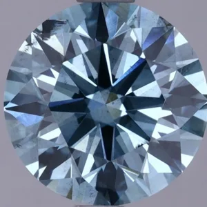 2.07 Carat Round Fancy Vivid Blue SI2 Lab Diamond