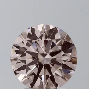 2.1 Carat Round Fancy Pink VS1 Lab Diamond