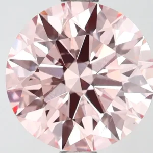 2.12 Carat Round Fancy Intense Pink VS1 Lab Diamond