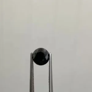 2.32 Carat Round Fancy Black Natural Diamond