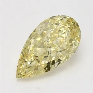 2.35 Carat Pear Yellow VS1 Natural Diamond