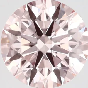 2.5 Carat Round Fancy Intense Pink VS1 Lab Diamond
