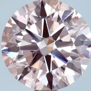 2.5 Carat Round Fancy Intense Pink VS2 Lab Diamond