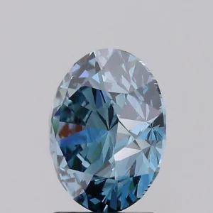 2.5 Carat Round Fancy Vivid Blue VS2 Lab Diamond