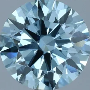 2.51 Carat Round Fancy Blue VS2 Lab Diamond
