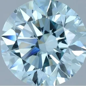 2.52 Carat Round Fancy Blue VS2 Lab Diamond