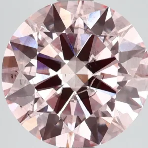 2.59 Carat Round Fancy Intense Pink SI1 Lab Diamond