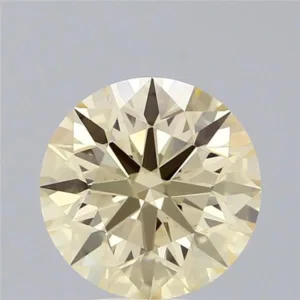 2.63 Carat Round Fancy Intense Yellow VS1 Lab Diamond