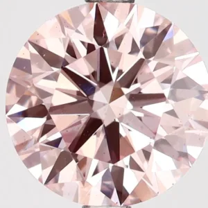 2.66 Carat Round Fancy Intense Pink SI1 Lab Diamond