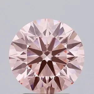 2.67 Carat Round Fancy Intense Pink VS1 Lab Diamond
