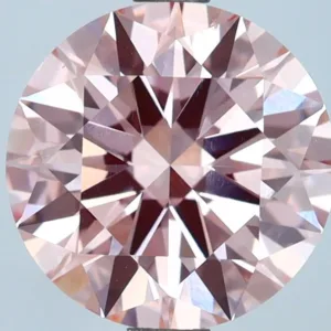 2.74 Carat Round Fancy Intense Pink VS1 Lab Diamond