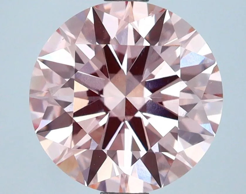 2.74 Carat Round Fancy Intense Pink VS1 Lab Diamond 1 2.74 Carat Round Fancy Intense Pink VS1 Lab Diamond