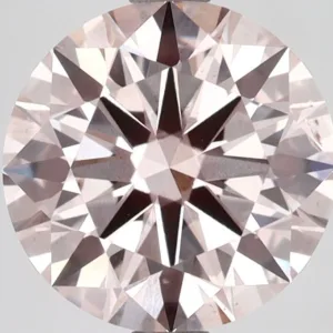 3 Carat Round Light Pink SI1 Lab Diamond