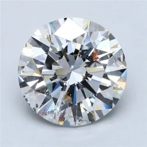 3.01 Carat Round E SI2 Natural Diamond