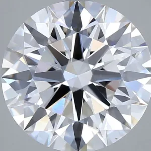 3.03 Carat Round D VVS2 Lab Diamond