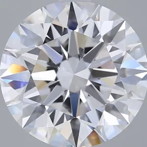 3.03 Carat Round D VVS2 Lab Diamond
