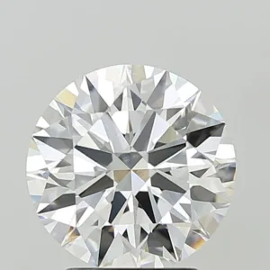 3.03 Carat Round F VVS2 Lab Diamond