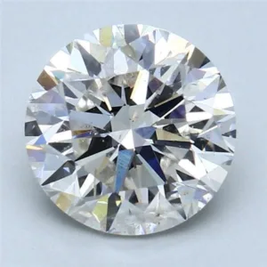 3.04 Carat Round F SI2 Natural Diamond
